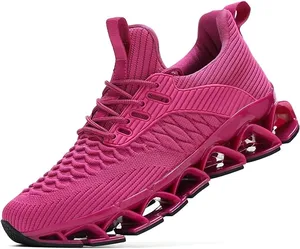 Wrezatro Women's Slip on Walking Running Shoes Blade Tennis Casual Fashion Sneakers Comfort Non Slip Work Sport Athletic Trainer